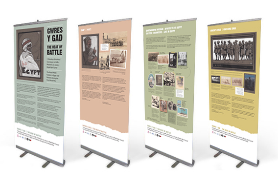 Graphic Design Plymouth: Wrexham Museum Exhibition Banners